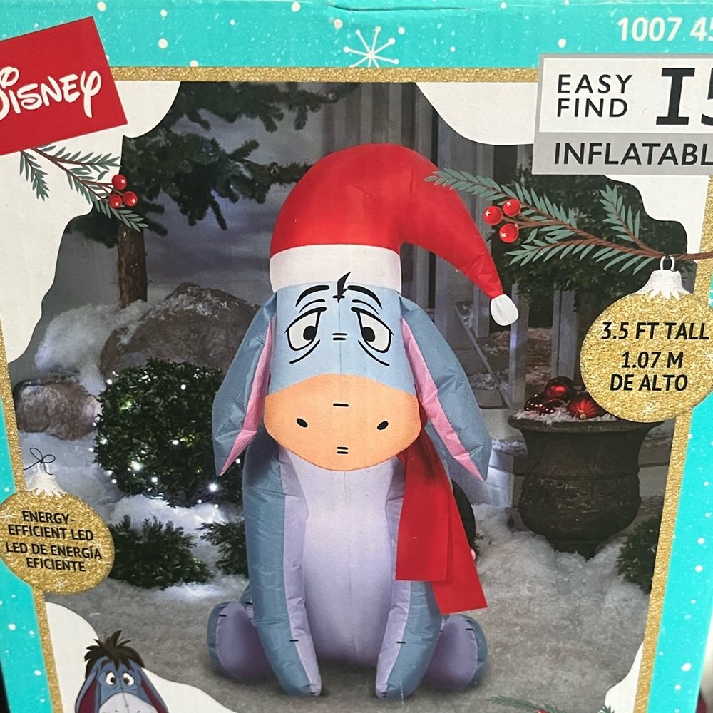 Eeyore Christmas blow-up
